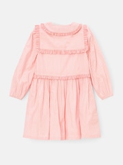 Angel & Rocket Pink Frankie Candy Stripe Shirt Dress - Image 7 of 8