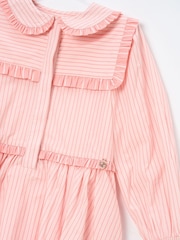 Angel & Rocket Pink Frankie Candy Stripe Shirt Dress - Image 8 of 8