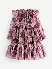 Angel & Rocket Red Cara Printed Swing Mesh Dress - Image 1 of 5