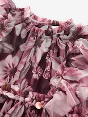 Angel & Rocket Red Cara Printed Swing Mesh Dress - Image 3 of 5