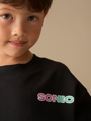 Angel & Rocket Black Sonic Sweatshirt - Image 4 of 7