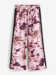 Angel & Rocket Pink Fleur Printed Wide Leg Trousers - Image 1 of 4