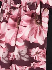 Angel & Rocket Pink Fleur Printed Wide Leg Trousers - Image 7 of 7