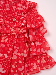 Angel & Rocket Red Imogen Leopard Print Frill Dress - Image 9 of 9