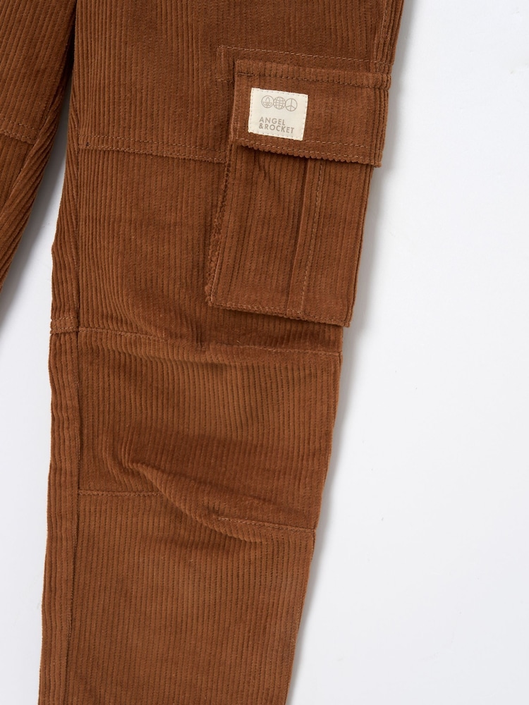 Angel & Rocket Brown Hudson Jumbo Cord Skate Trousers - Image 7 of 7