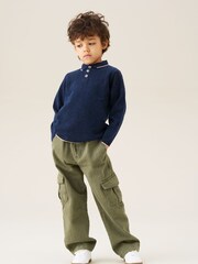 Angel & Rocket Green Ryan Heavy Twill Cargo Trousers - Image 1 of 5