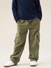 Angel & Rocket Green Ryan Heavy Twill Cargo Trousers - Image 4 of 5