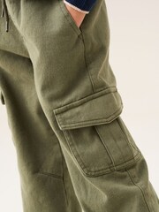 Angel & Rocket Green Ryan Heavy Twill Cargo Trousers - Image 5 of 5
