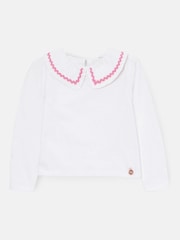 Angel & Rocket White Trinity Collared Long Sleeve Top - Image 1 of 5