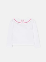 Angel & Rocket White Trinity Collared Long Sleeve Top - Image 2 of 5