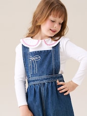 Angel & Rocket White Trinity Collared Long Sleeve Top - Image 4 of 5