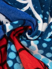 Character Blue Marvel Spidey And His Amazing Friends Towel Poncho - Image 8 of 9