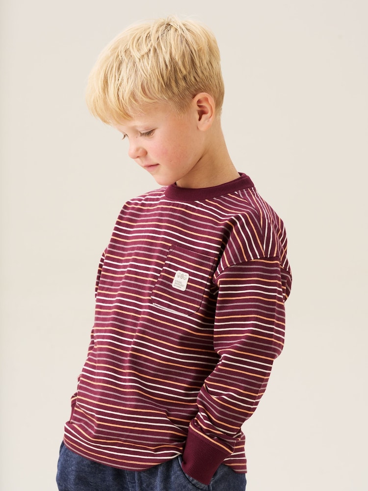 Angel & Rocket Red Brooks Yarn Dyed Stripe T-Shirt - Image 2 of 7
