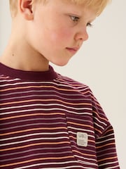 Angel & Rocket Red Brooks Yarn Dyed Stripe T-Shirt - Image 3 of 7