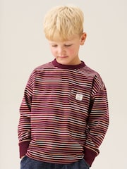 Angel & Rocket Red Brooks Yarn Dyed Stripe T-Shirt - Image 4 of 7