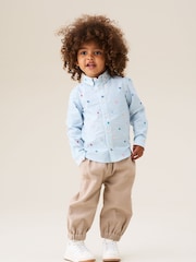 Angel & Rocket Blue Zion Mini All Over Print Stripe Shirt - Image 2 of 6