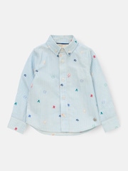 Angel & Rocket Blue Zion Mini All Over Print Stripe Shirt - Image 4 of 6