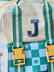 My 1st Years Personalised Medium Dream Team Checkerboard Grab Handle Backpack - Image 2 of 3