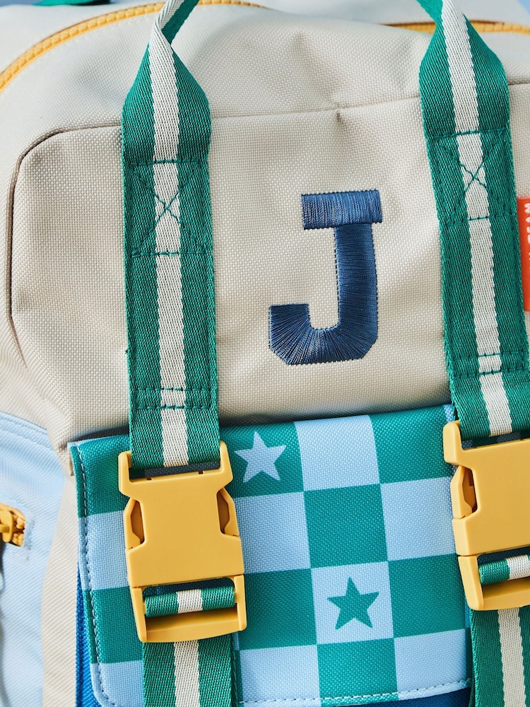 My 1st Years Personalised Medium Dream Team Checkerboard Grab Handle Backpack - Image 2 of 3