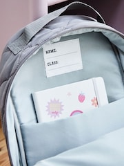 My 1st Years Personalised Large Quilted Pink Name Varsity Backpack - Image 3 of 4