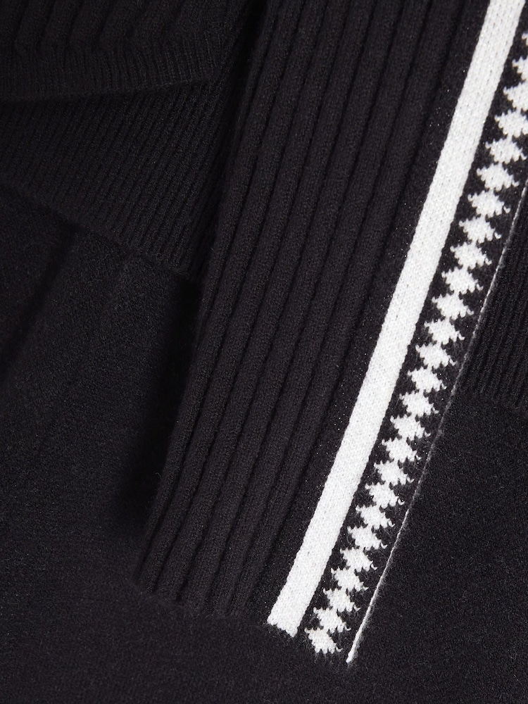 River Island Black Sporty Zip Thru Flare Set - Image 5 of 5