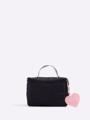 River Island Girls Nylon Script Black Lunchbox - Imagen 3 de 5