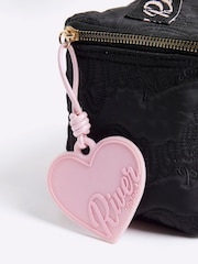 River Island Girls Nylon Script Black Lunchbox - Imagen 4 de 5