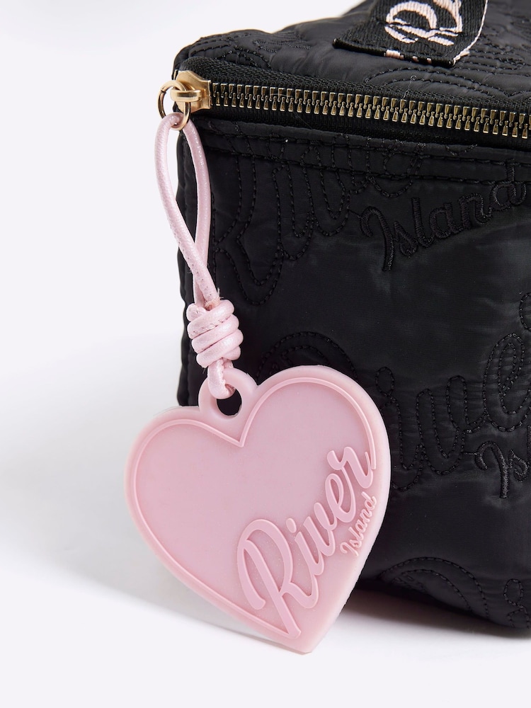 Buy River Island Black Nylon Script Black Lunchbox from Next India