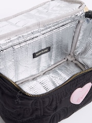 River Island Girls Nylon Script Black Lunchbox - Imagen 5 de 5