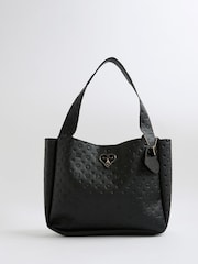 River Island Black Girls Faux Leather Unlined Shopper Bag - Image 1 of 5
