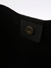 River Island Black Girls Faux Leather Unlined Shopper Bag - Image 5 of 5