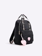 River Island Girls Nylon Script Backpack - Imagen 3 de 5