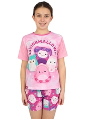 Character Pink Squishmallows Short Pyjamas - Image 1 of 12