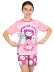 Character Pink Squishmallows Short Pyjamas - Image 3 of 12