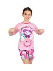 Character Pink Squishmallows Short Pyjamas - Image 6 of 12