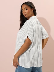 Yours Curve Striped Blouse - Изображение 3 из 5
