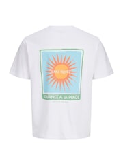 JACK & JONES White Short Sleeve Back Graphic Print T-Shirt - Image 2 of 4