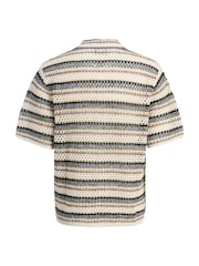 JACK & JONES Brown Knitted Polo Shirt - Image 2 of 4