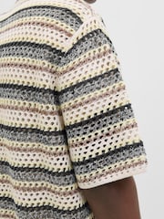 JACK & JONES Brown Knitted Shirt - Image 5 of 9