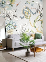 Origin Murals Grey Cranes in Flight Wall Mural - Image 1 of 2