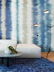 Origin Murals Navy Blue Linear Stripe 2.8m x 3.5m Wall Mural - Image 2 of 3
