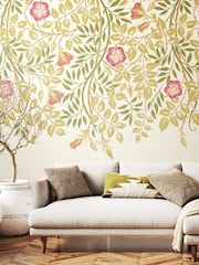 Origin Murals Rose Pink Cascading Rosehip 2.8m x 3.5m Wall Mural - Image 2 of 4