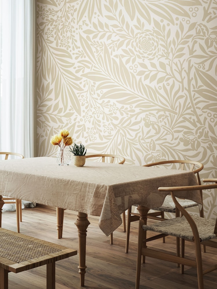 Origin Murals Stone and Linen Trailing Ferns 2.8m x 3.5m Wall Mural - Image 1 of 2 Origin Murals Stone and Linen Trailing Ferns 2.8m x 3.5m Wall Mural - Image 1 of 2