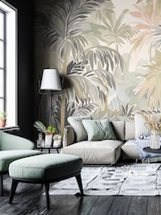 Origin Murals Natural Stone Pretty Palms 2.8m x 3.5m Wall Mural - Image 1 of 4