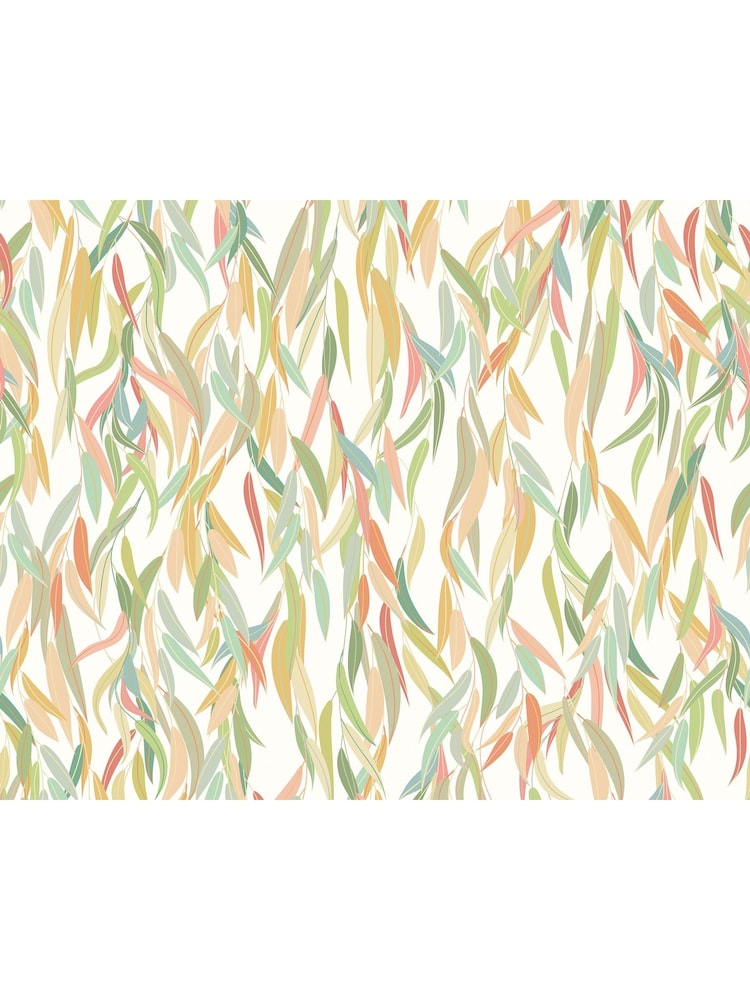 Origin Murals Apple Green Willow Leaves A4 Wallpaper Sample - Image 1 of 1 Origin Murals Apple Green Willow Leaves A4 Wallpaper Sample - Image 1 of 1