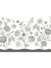 Origin Murals Black and White Skeleton Leaf A4 Wallpaper Sample - Image 1 of 1