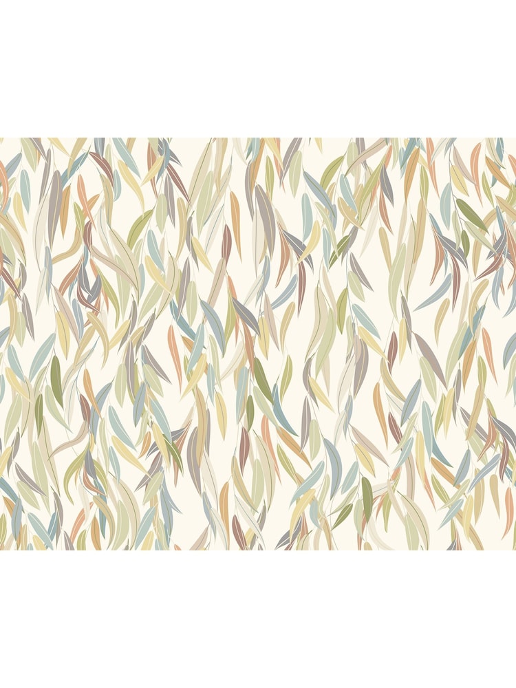 Origin Murals Natural Stone Willow Leaves A4 Wallpaper Sample - Image 1 of 1
