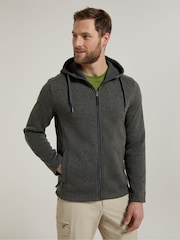 Mountain Warehouse Black Mens Nevis Fleece Hoodie - Image 4 of 4