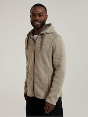 Mountain Warehouse Natural Mens Nevis Fleece Hoodie - Image 3 of 4