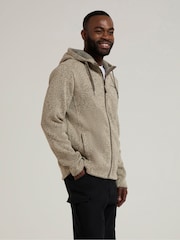 Mountain Warehouse Natural Mens Nevis Fleece Hoodie - Image 4 of 4
